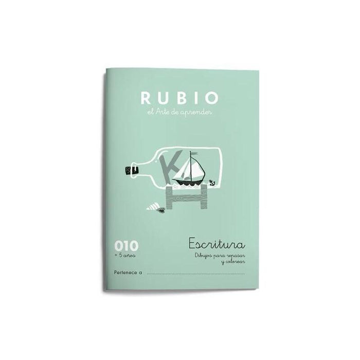 Pack De 10 Unidades Rubio Cuaderno De Escritura 010
