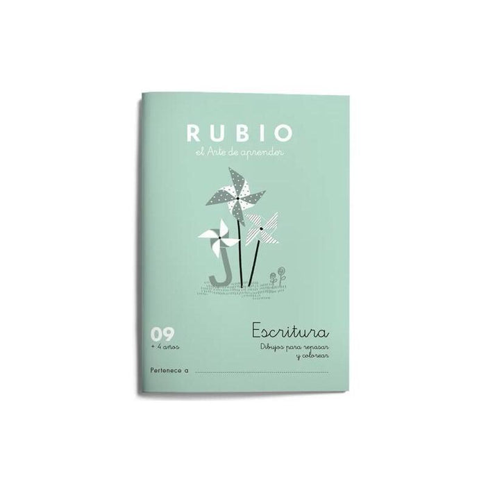 Pack De 10 Unidades Rubio Cuaderno De Escritura 09
