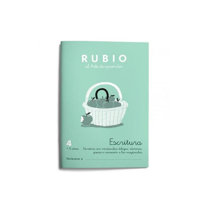 Pack De 10 Unidades Rubio Cuaderno De Escritura Nº 4