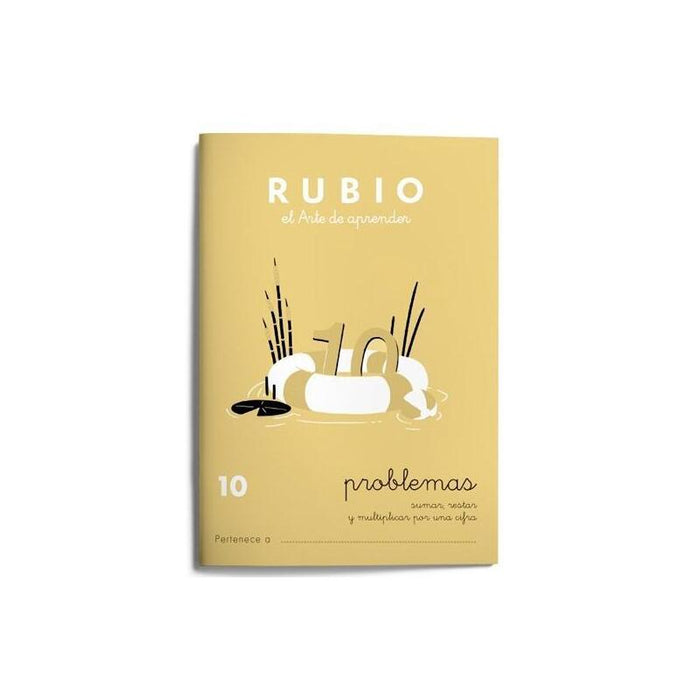 Pack De 10 Unidades Rubio Cuaderno De Problemas Nº 10