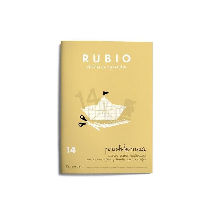 Pack De 10 Unidades Rubio Cuaderno De Problemas Nº 14