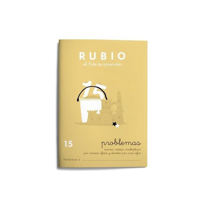 Pack De 10 Unidades Rubio Cuaderno De Problemas Nº 15