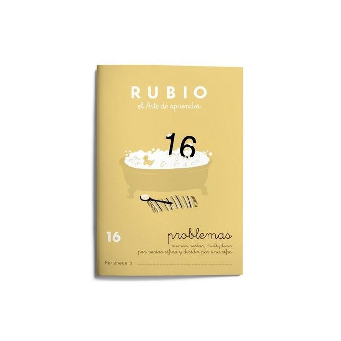 Pack De 10 Unidades Rubio Cuaderno De Problemas Nº 16