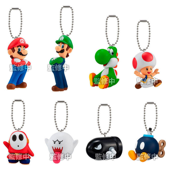 Pack De 10 Unidades - Sobre Sorpresa Llavero Figura Super Mario Bros 2,5cm Surtido
