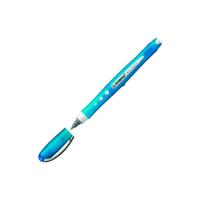 Pack De 10 Unidades Stabilo Roller Worker P/Media Azul