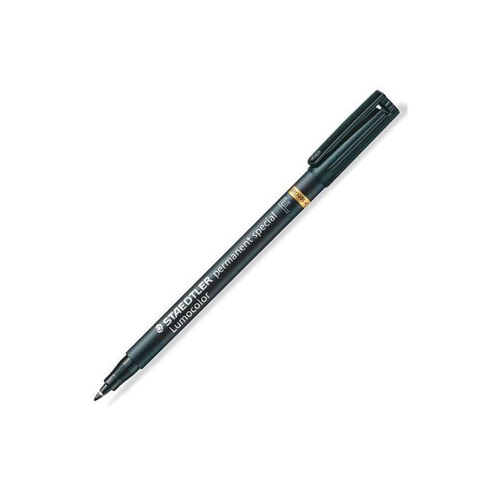 Pack De 10 Unidades Staedtler Rotulador Especial Permanente Lumocolor F Negro