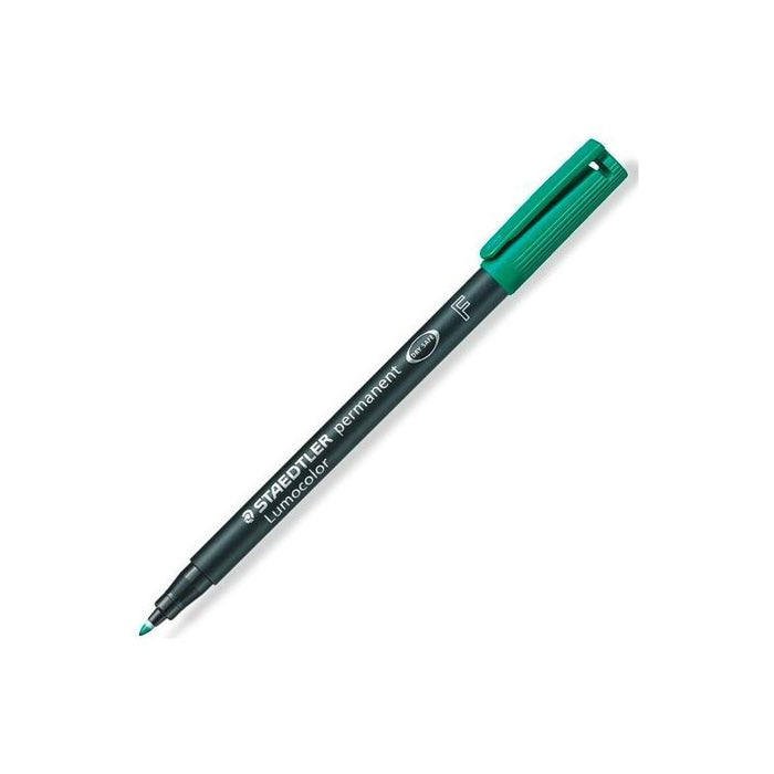 Pack De 10 Unidades Staedtler Rotulador Permanente Lumocolor 318 F Verde