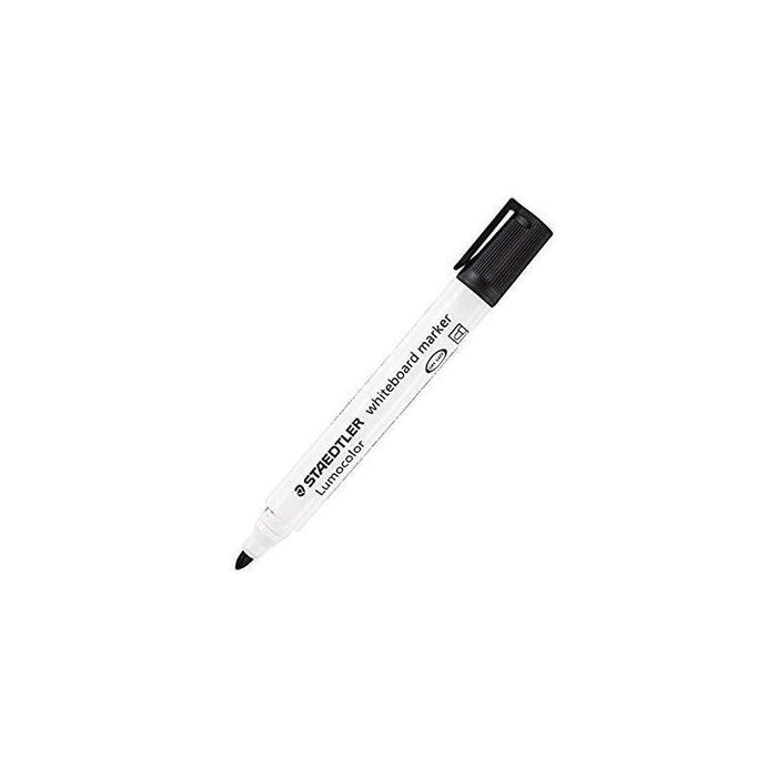 Pack De 10 Unidades Staedtler Rotulador Pizarra-Blanca Lumocolor Punta Redonda Negro 351-9