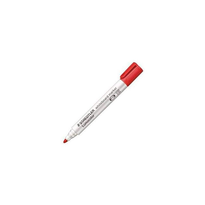 Pack De 10 Unidades Staedtler Rotulador Pizarra-Blanca Lumocolor Punta Redonda Rojo 351-2