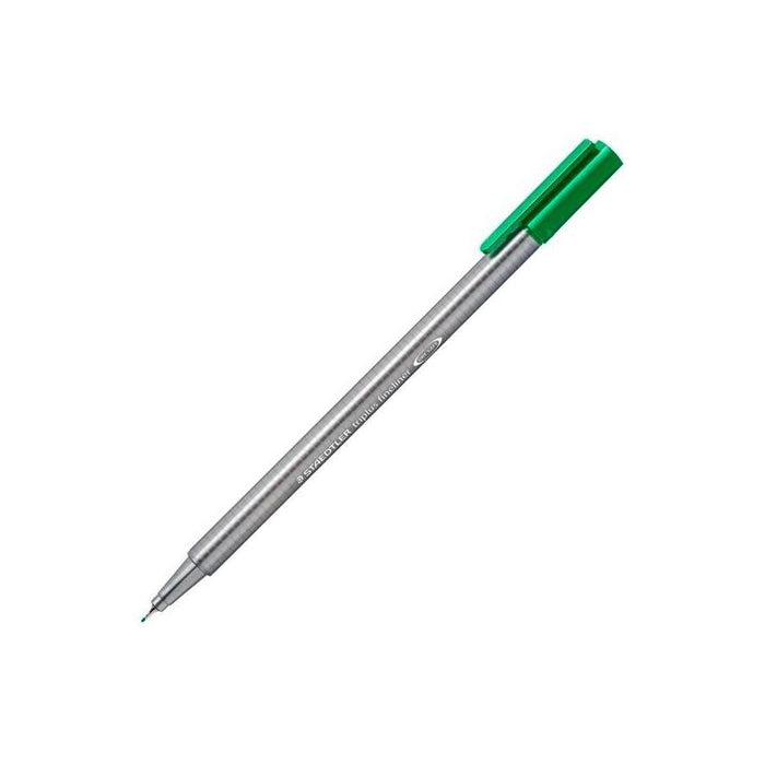 Pack De 10 Unidades Staedtler Rotulador Triplus Fineliner 334 Punta Superfina Verde