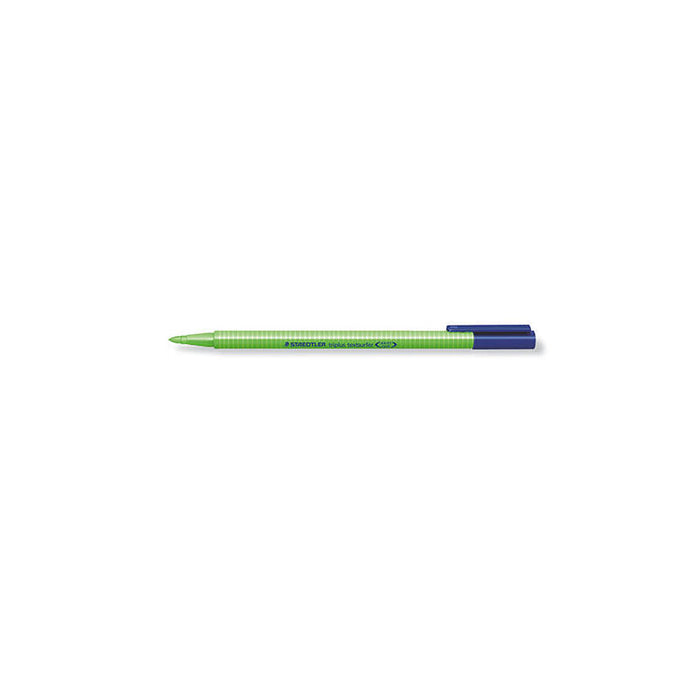 Pack De 10 Unidades Staedtler Triplus Textsurfer 362 Rotulador Fluorescente - Punta Biselada 1 - 4mm Aprox - Tinta Base De Agua - Color Verde