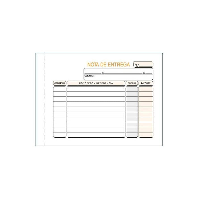Pack De 10 Unidades Talonario Entregas Octavo Apaisado Sin Copia