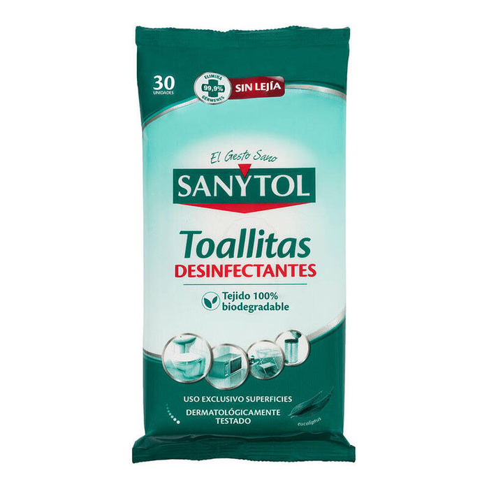 Pack De 10 Unidades - Toallitas Desinfectantes Multiusos 30 Uds