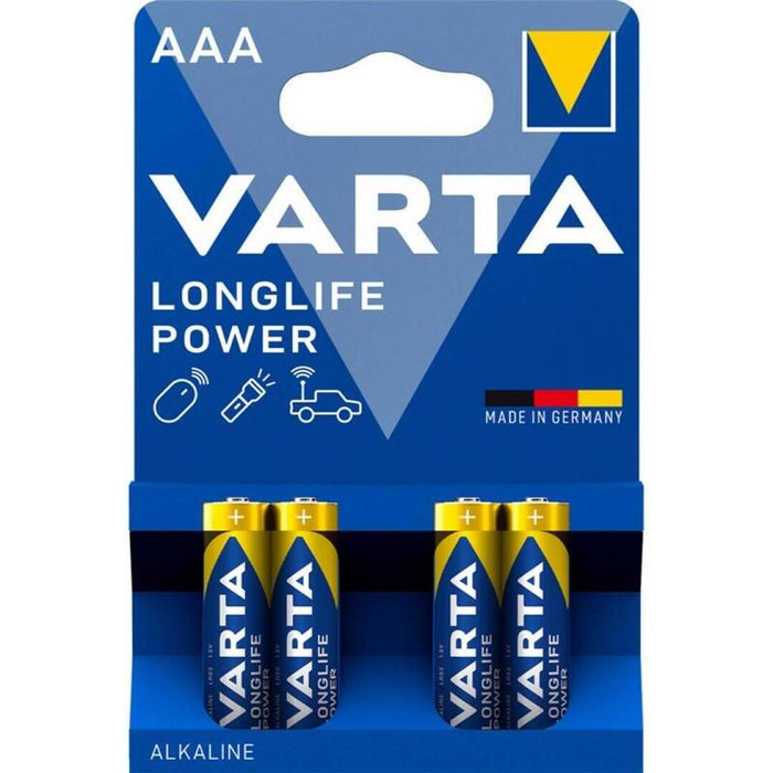 Pack De 10 Unidades Varta Longlife Power Pila Alcalina Aaa Lr03 Blister*4 10 Uds