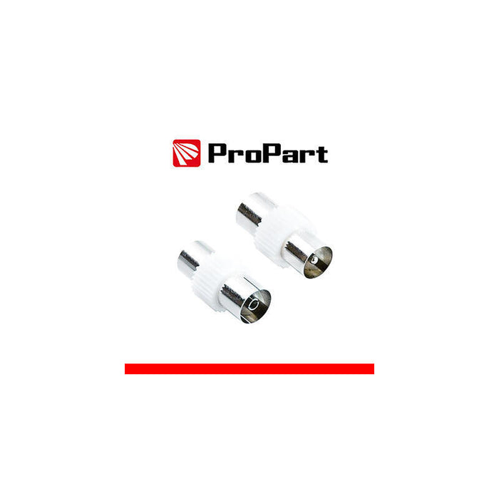 Pack De 100 Unidades Adaptador De Antena De Tv Enchufe De 75 O -  9,5 Mm