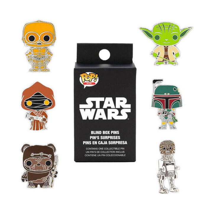 Pack De 12 Unidades - Blind Box Enamel Pin Star Wars Loungefly Surtido
