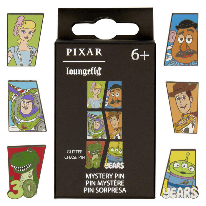 Pack De 12 Unidades - Blind Box Mystery Enamel Pin 30th Anniversary Toy Story Disney Pixar Loungefly Surtido