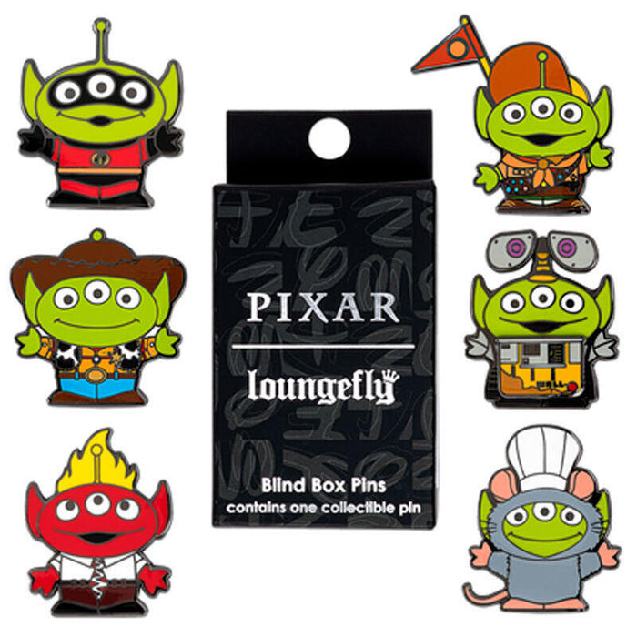 Pack De 12 Unidades - Blind Box Mystery Enamel Pin Alien Toy Story Disney Pixar Loungefly Surtido