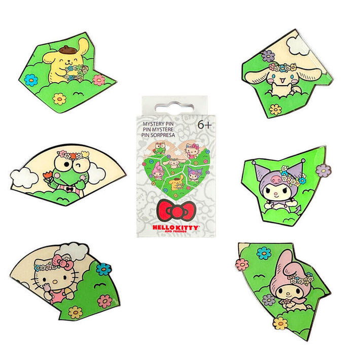 Pack De 12 Unidades - Blind Box Mystery Enamel Pin Hello Kitty And Friends Loungefly Surtido