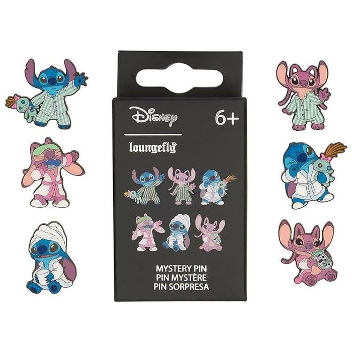 Pack De 12 Unidades - Blind Box Mystery Enamel Pin Stitch & Angel Stitch Disney Loungefly Surtido