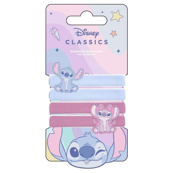 Pack De 12 Unidades - Blister 4 Coleteros Angel & Stitch Disney