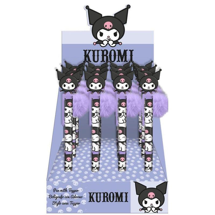 Pack De 12 Unidades - Boligrafo Topper Kuromi Hello Kitty