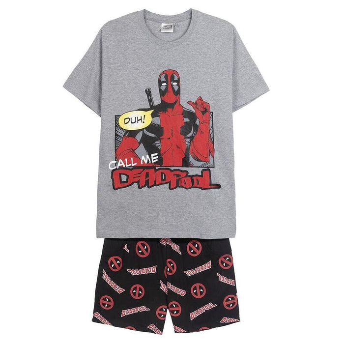 Pack De 12 Unidades - Conjunto Pijama Deadpool Marvel Adulto