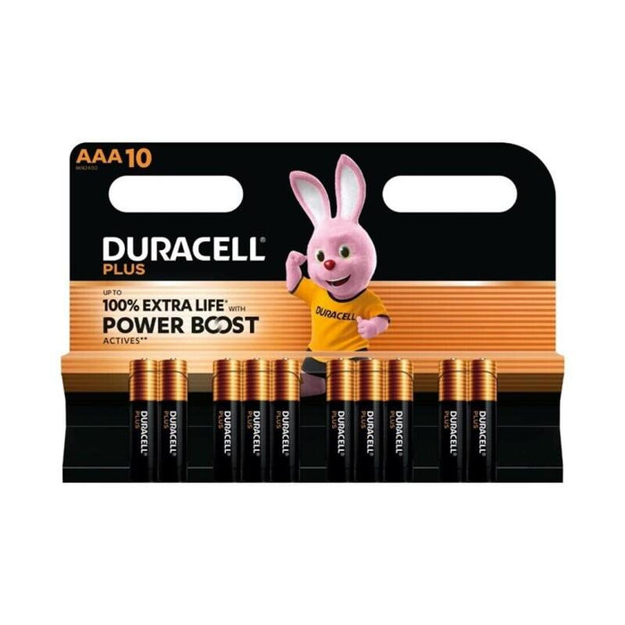 Pack De 12 Unidades Duracell Plus Power Boost Pila Alcalina Aaa Lr03 Blister*10