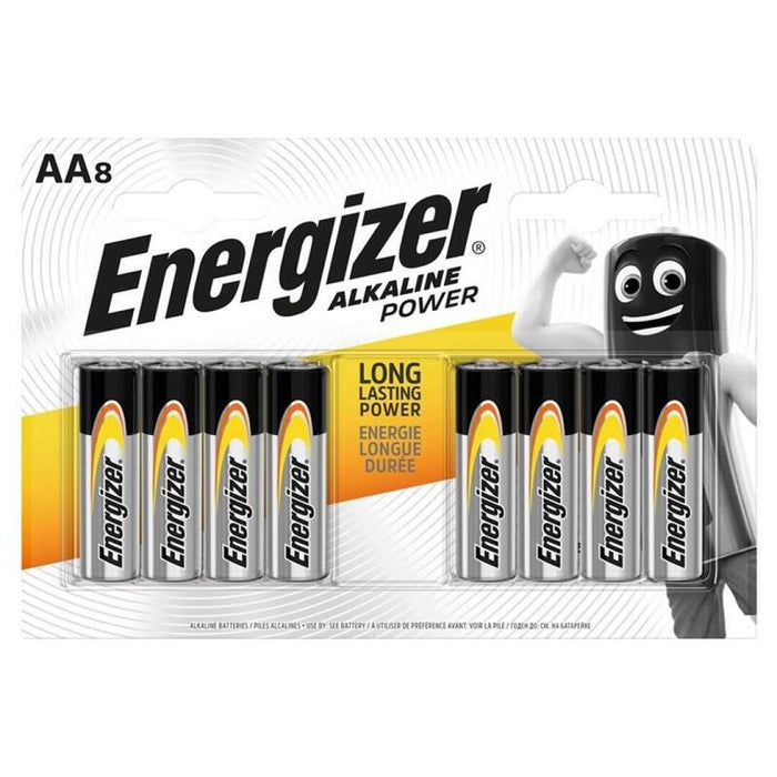 Pack De 12 Unidades Energizer Alkaline Power Pila Alcalina Aa Lr6 Blister*8 12 Uds