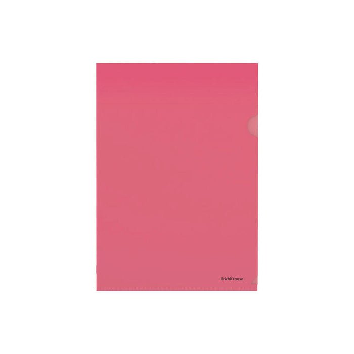 Pack De 12 Unidades Erichkrause Dossiers Uñero Fizzy Classic - A4 Semitransparente - Color Rojo
