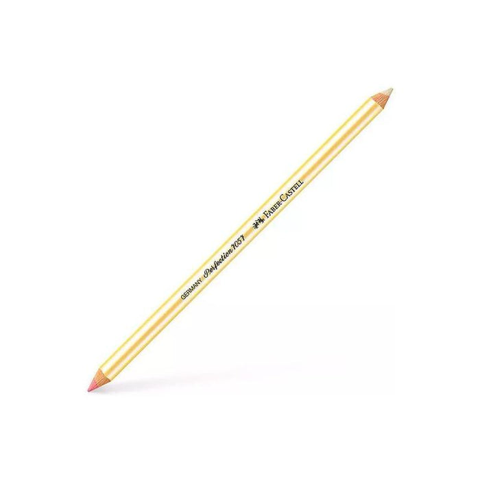 Pack De 12 Unidades Faber Castell Lápiz Goma Mixto Perfection 7057 Doble Punta Para Tinta Y Grafito