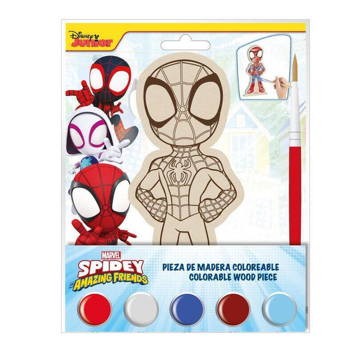 Pack De 12 Unidades - Figura Coloreable Spidey Amazing Friends Marvel