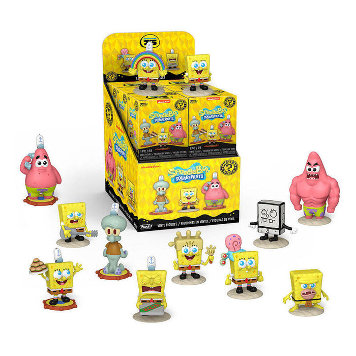Pack De 12 Unidades - Figura Mystery Mini Bob Esponja Surtido