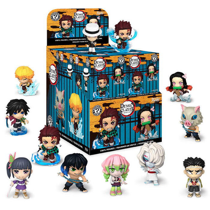 Pack De 12 Unidades - Figura Mystery Mini Demon Slayer Kimetsu No Yaiba Surtido