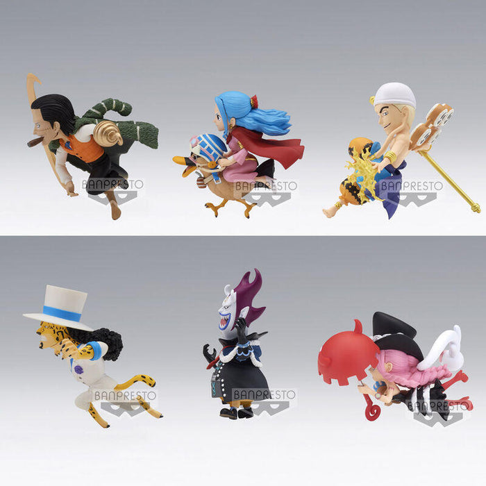 Pack De 12 Unidades - Figura World Collectable Landscapes Vol.6 The Great Pirates 100 One Piece 7cm Surtido