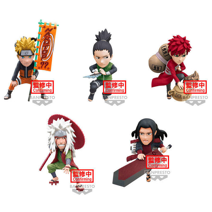 Pack De 12 Unidades Figura World Collectable Naruto99 Naruto Shippuden 7cm