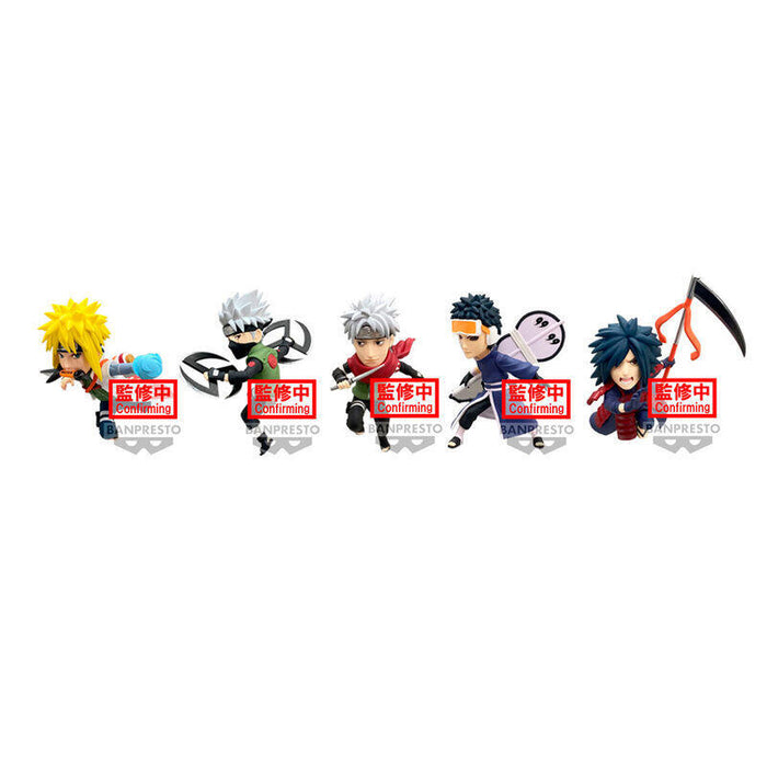 Pack De 12 Unidades - Figura World Collectable Vol.2 Naruto99 Naruto Shippuden 7cm