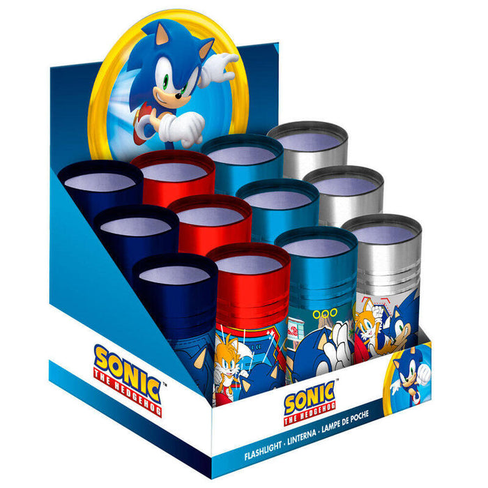 Pack De 12 Unidades - Linterna Led Sonic The Hedgehog