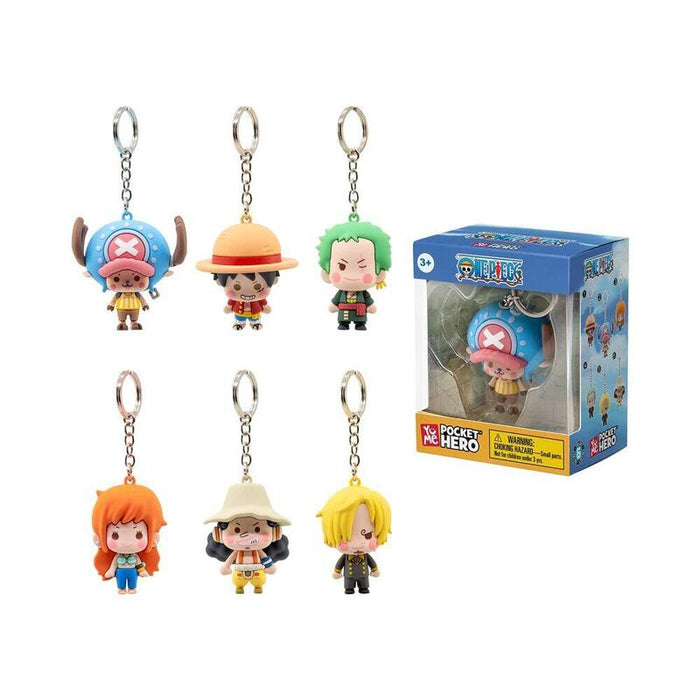 Pack De 12 Unidades - Llavero Figura One Piece Surtido