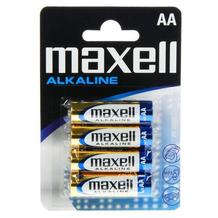 Pack De 12 Unidades Maxell Pila Alcalina Aa Lr6 Blister*4 12 Uds