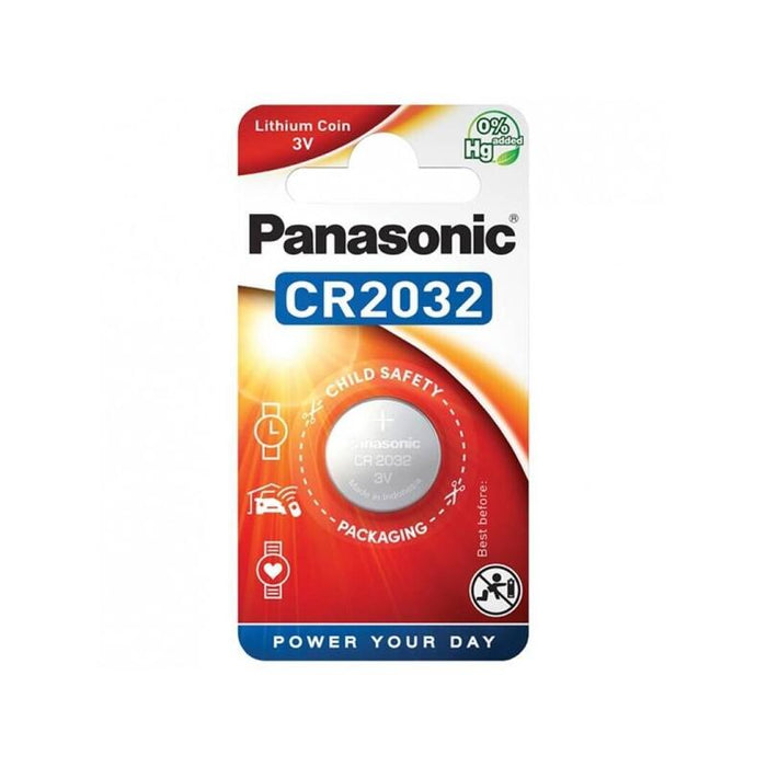 Pack De 12 Unidades Panasonic Pila Boton Litio Cr2032 3v Blister*1 12 Uds