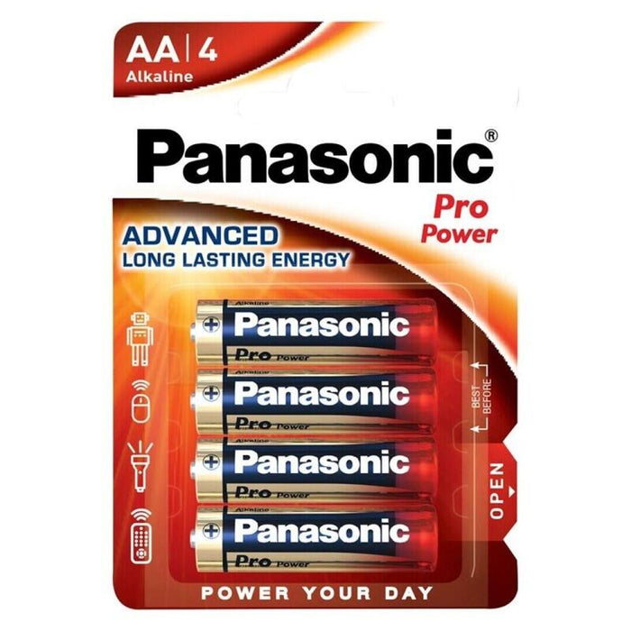 Pack De 12 Unidades Panasonic Pro Power Pila Alcalina Aa Lr6 Blister*4 12 Uds