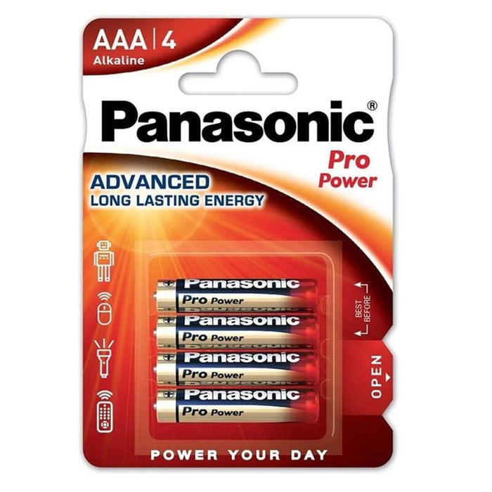 Pack De 12 Unidades Panasonic Pro Power Pila Alcalina Aaa Lr03 Blister*4 12 Uds