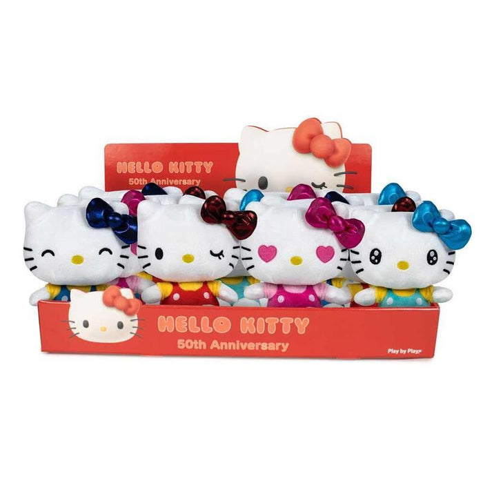 Pack De 12 Unidades - Peluche 50th Anniversary Hello Kitty 16cm Surtido