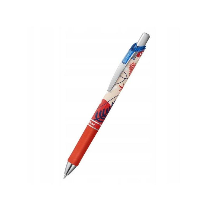 Pack De 12 Unidades Pentel Energel Boligrafo De Tinta Gel Retractil 0.7mm - Trazo 0.35mm - Recargable - Grip De Agarre
