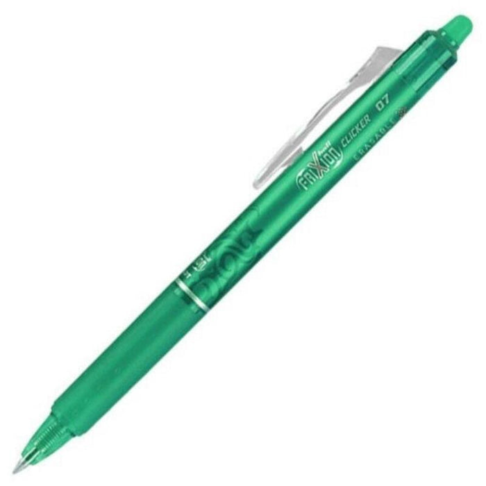 Pack De 12 Unidades Pilot Boligrafo Borrable Frixion Clicker Verde