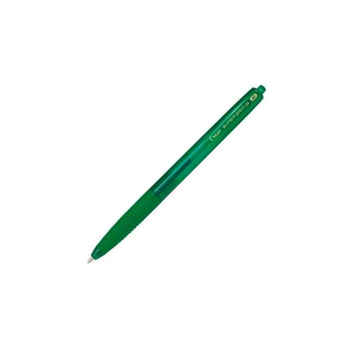 Pack De 12 Unidades Pilot Boligrafo Supergrip G Verde