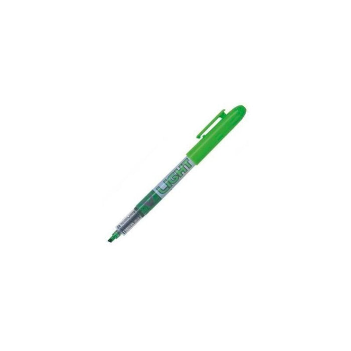 Pack De 12 Unidades Pilot Marcador Fluorescente V Light Verde Fluor