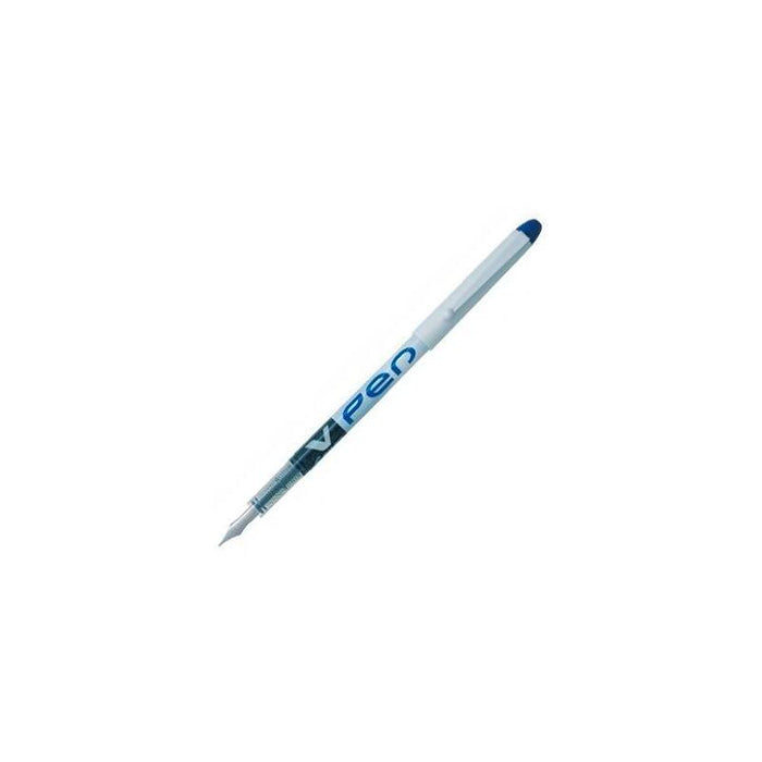 Pack De 12 Unidades Pilot Pluma Desechable Vpen Cuerpo Blanco Azul
