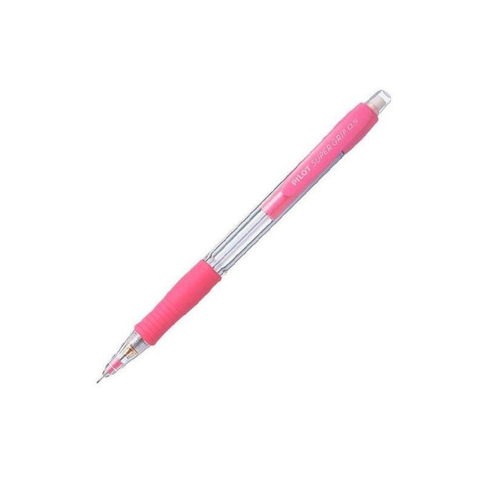 Pack De 12 Unidades Pilot Portaminas H-185 Supergrip 0,5mm Con Goma Rosa